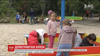 Через низьку народжуваність за рік українців стало менше на 150 тисяч