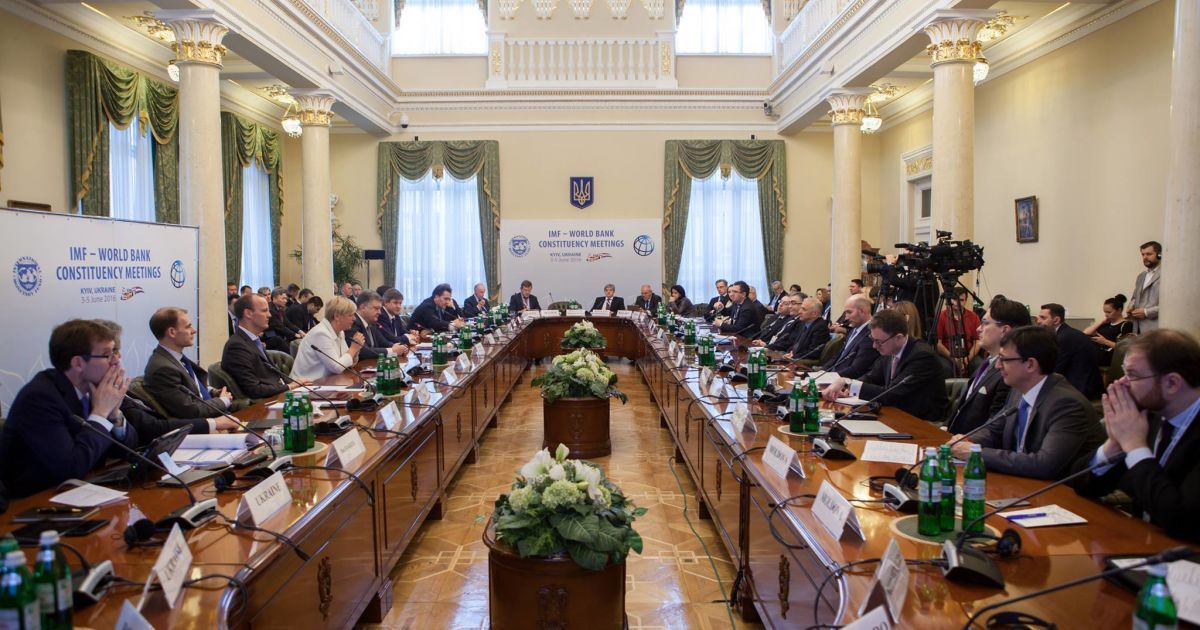 Во время встречи региональных групп стран-членов МВФ и Всемирного банка в Киеве / © Национальный банк Украины