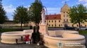 Забруднена фігура Матері Божої у Жовкві
