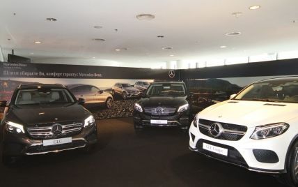 Mercedes-Benz привез в Украину три новых кроссовера