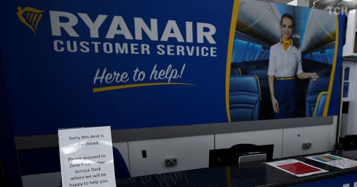 Ryanair скасує майже 300 щоденних рейсів через страйк бортпровідників