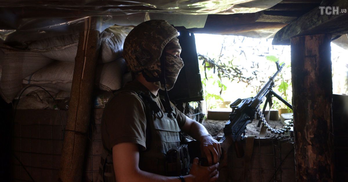 Украинские военные ООС