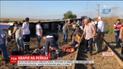У Туреччині з рейок зійшли шість вагонів потяга