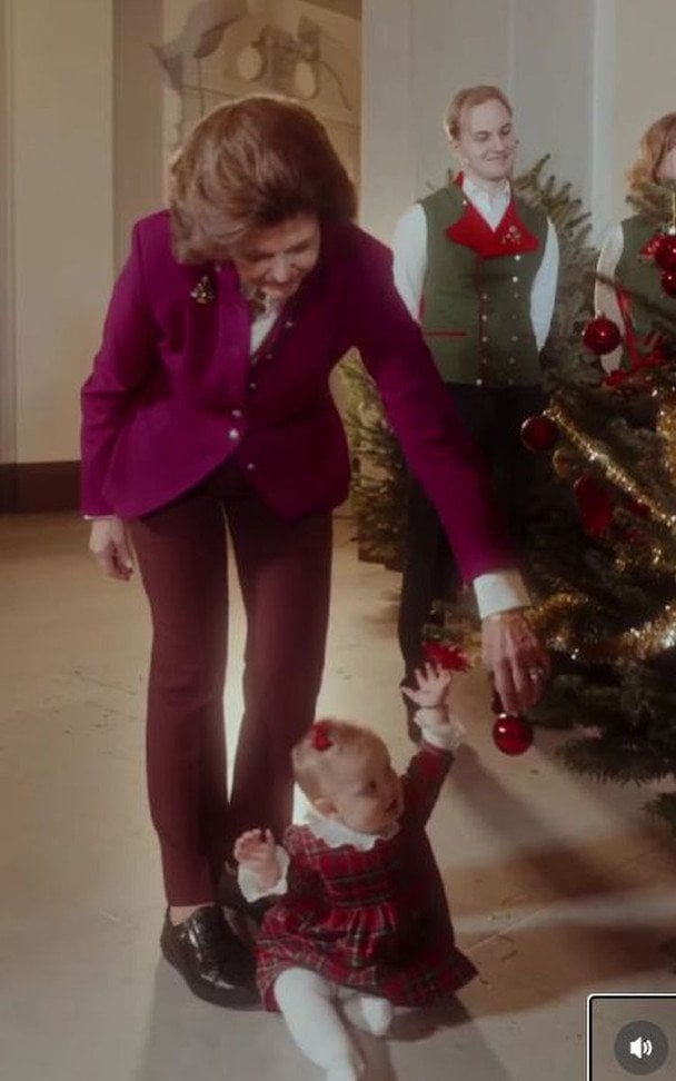 Королева Сільвія з онукою принцесою Інес / © Шведська королівська родина/Instagram