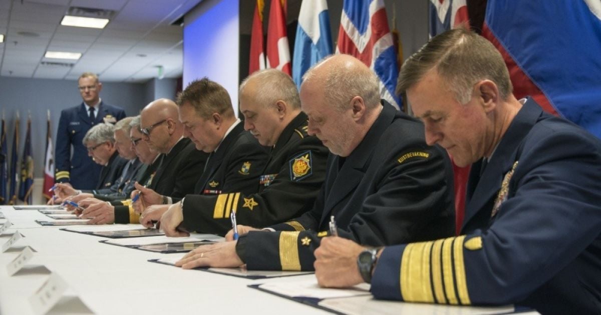 Країни підписують заяву (с) Берегова охорона США