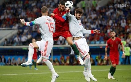 Португалия и Испания в фантастическом матче ЧМ-2018 не определили победителя, Роналду оформил хет-трик