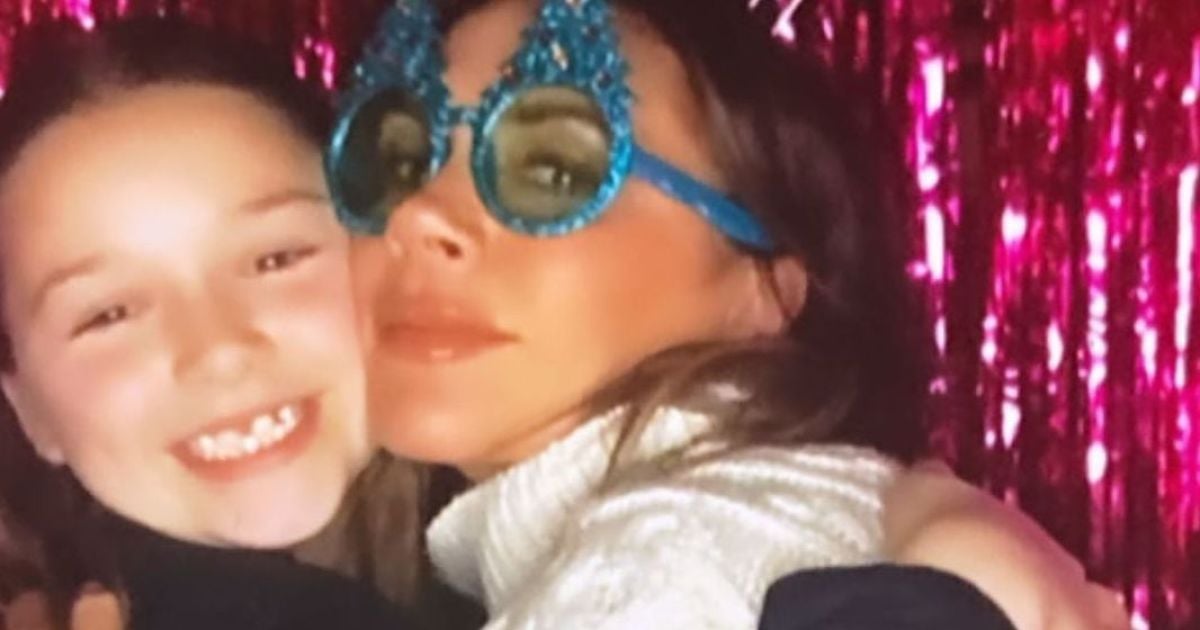 Вікторія Бекхем з дочкою Гарпер