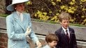 Принцеса Діана з сином принцом Вільямом та маленьким сином принцеси Анни - Пітером Філіпсом