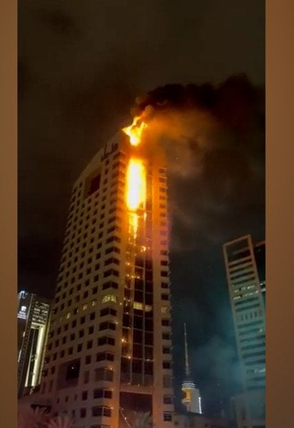 Удар по хмарочосу в Кувейті