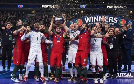 Травма найкращого гравця світу не завадила збірній Португалії стати чемпіоном Європи з футзалу