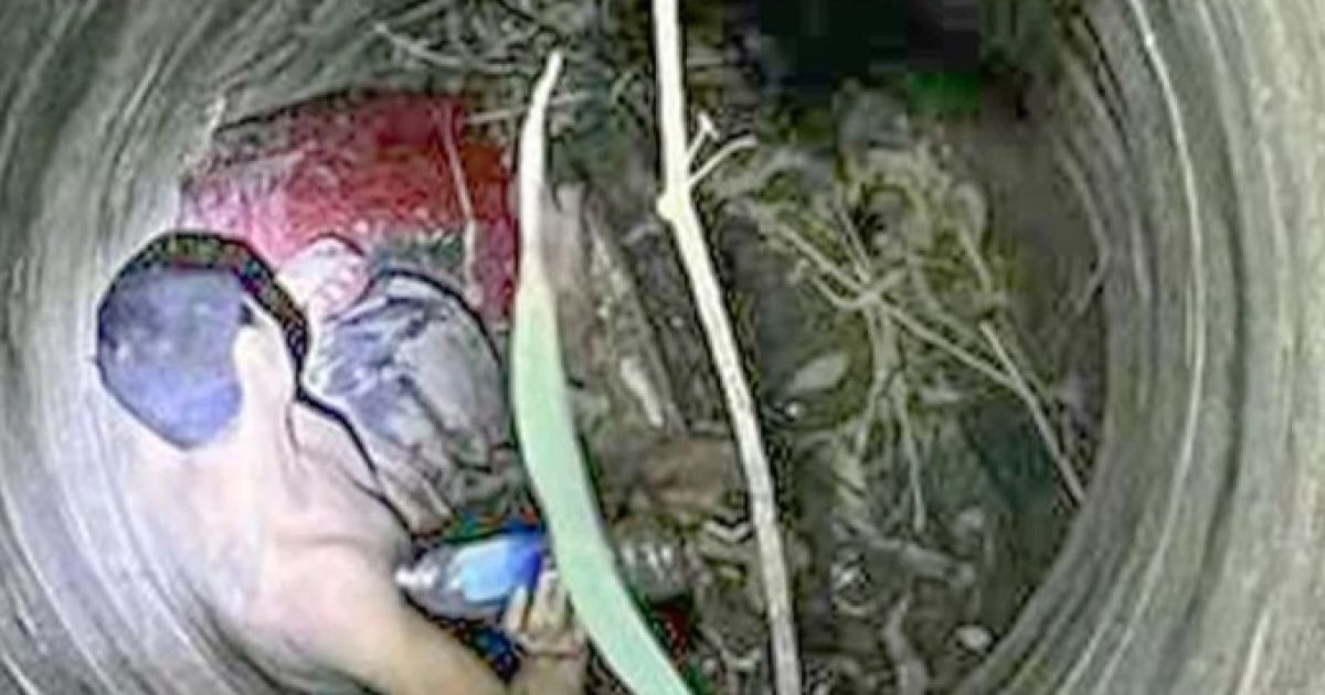 Чоловік провів у колодязі три дні / Фото: 163.com