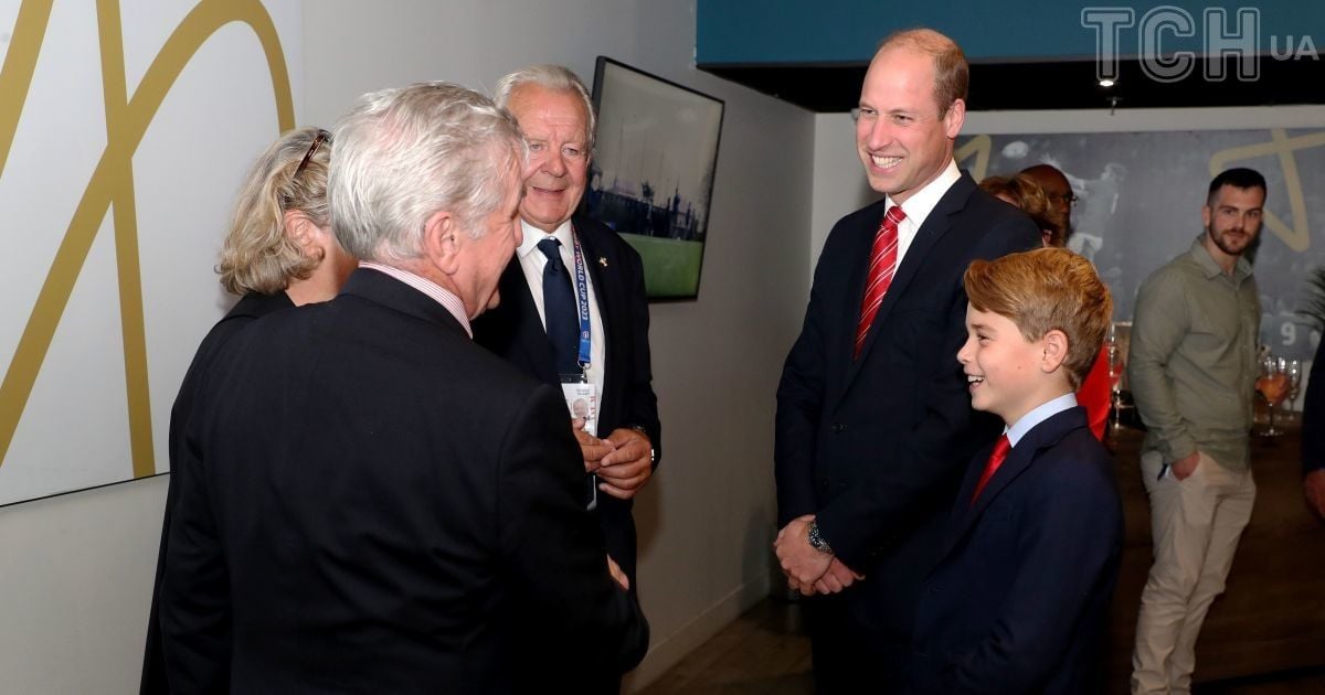 Принц Вільям із сином Джорджем