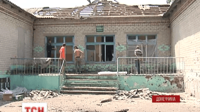 Прошлой ночью боевики почти час вели непрерывный огонь по поселку Первомайское