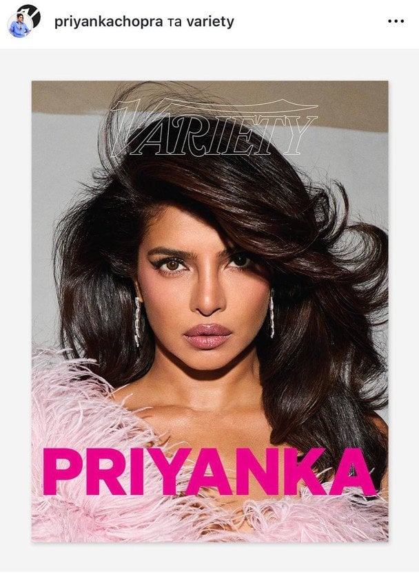 Пріянка Чопра у Variety / © Instagram Пріянки Чопри