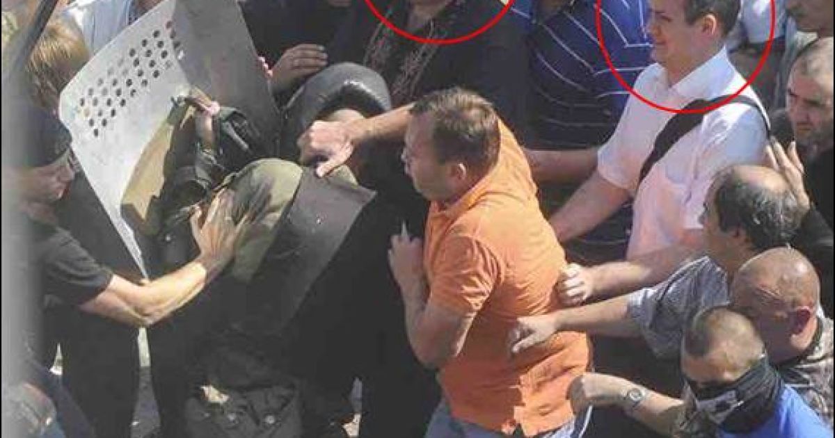 В МВД допросят участников беспорядков / © Пресс-служба МВД Украины