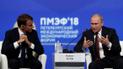 Еммануель Макрон та Володимир Путін
