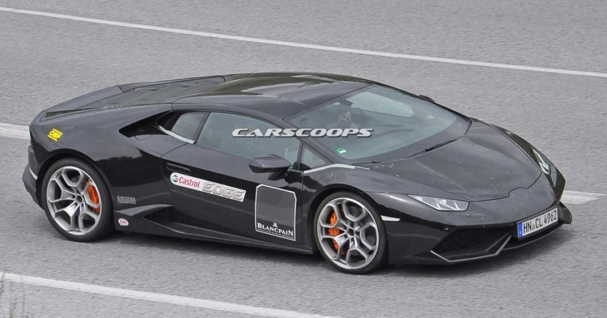 Lamborghini тестирует топовую модификацию Huracan