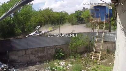 "Думская" опубликовала видео падения самолета в Одессе