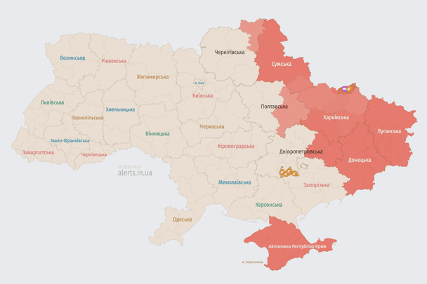 Ворог атакує Україну БпЛА: напрямок руху