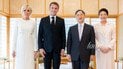 Бріжит та Еммануель Макрони, імператор Нарухіто та імператриця Масако