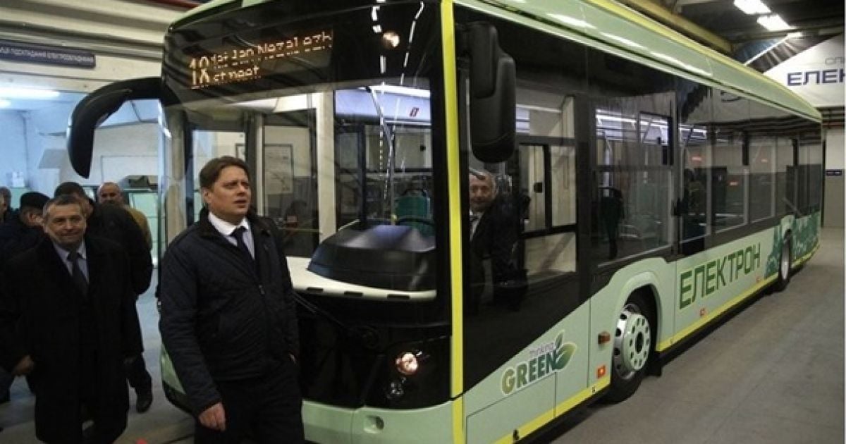 У Львові презентували електробус / © Вголос