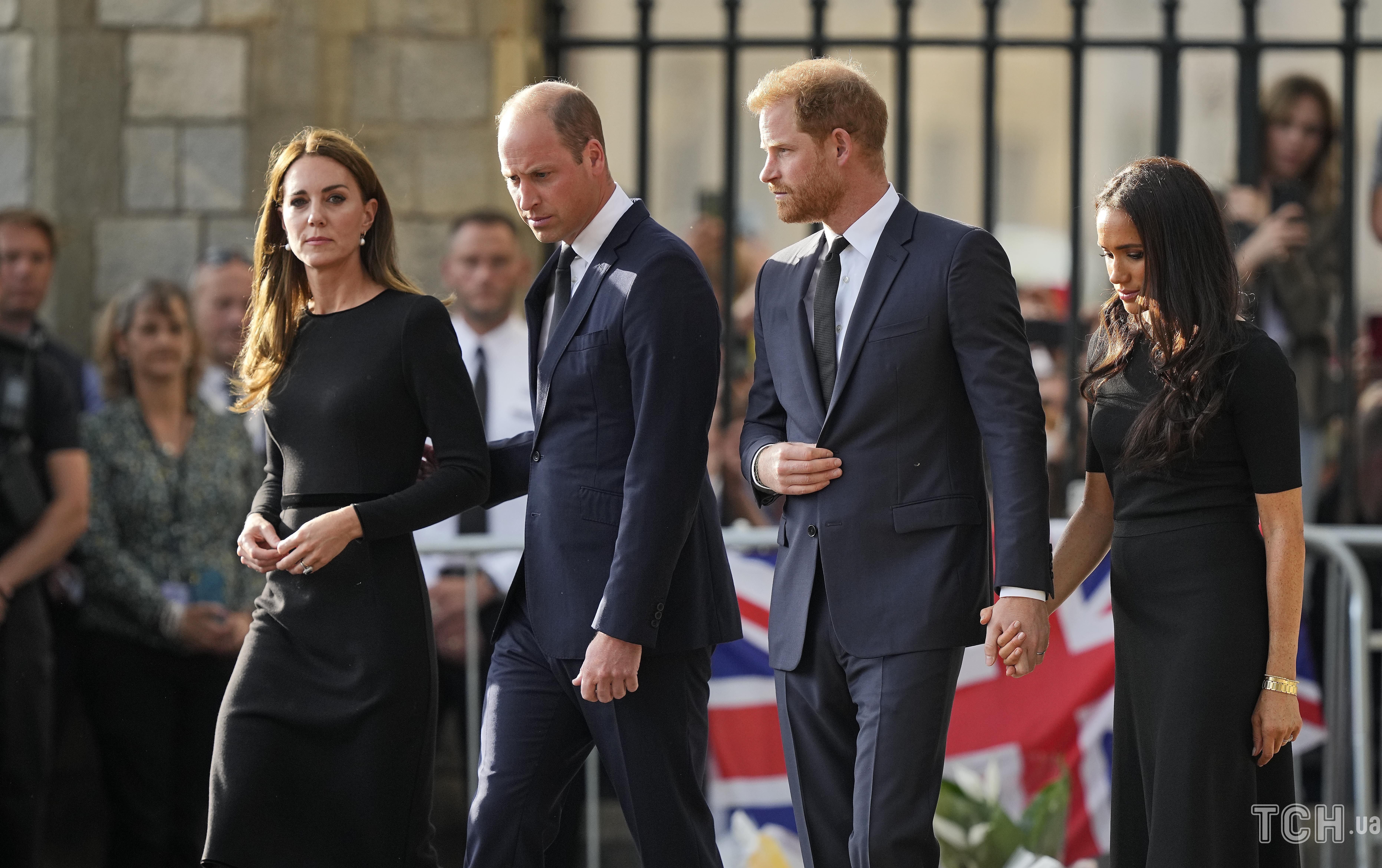 Принц Вільям, принцеса Кейт, принц Гаррі і Меган / © Associated Press