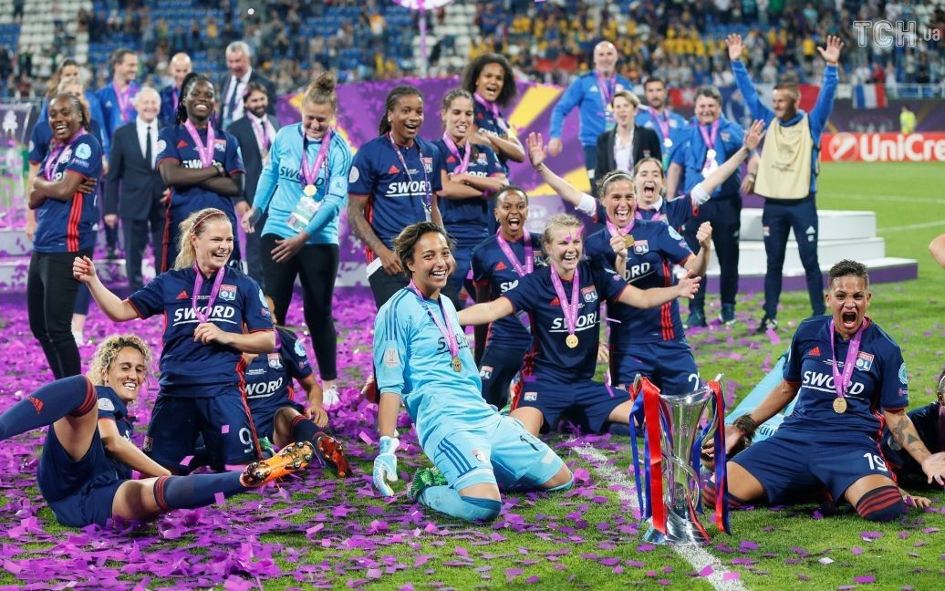 24 травня 2018 року. Київ. Фінал жіночої Ліги чемпіонів Вольфсбург - Ліон - 1:4 / © Reuters