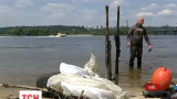 Київські активісти розчистили один із пляжів столиці від підводного брухту