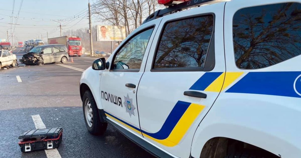 Масова аварія під Франківськом_3 / © ГУ Національної поліції в Івано-Франківській області.
