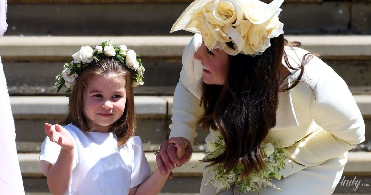 Принцесса Шарлотта с мамой Кэтрин