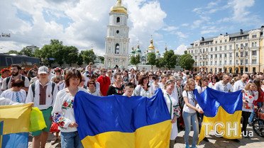 Мегамарш вишиванок  у Києві_6 / © Reuters