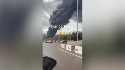 У Туапсе четверта атака на НПЗ: місто в чорному диму, люди у паніці