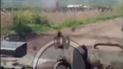 Окупант зняв момент прильоту снаряда від ЗСУ / Скриншот
