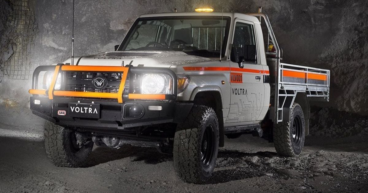 Австралійці перетворили позашляховик Land Cruiser у шахтарський електромобіль