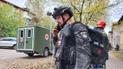 Рятувальні роботи на місці ракетного удару по Покровську Донецької області
