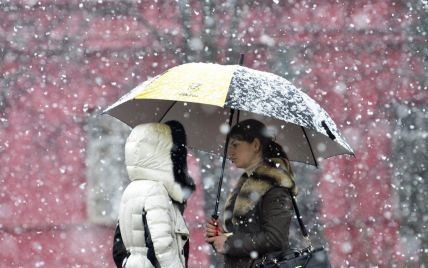 В четверг Украине обещают повсеместные снегопады и скользкие дороги
