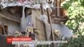 Одесские спасатели вместе с коммунальщиками ликвидируют последствия обвала 4-этажного дома