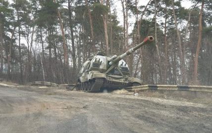 У патрульній поліції розповіли про російські танки в Києві на початку війни