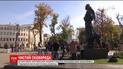Помыть Григория Сковороду. Как студенты Могилянки приводили в порядок памятник украинскому философу