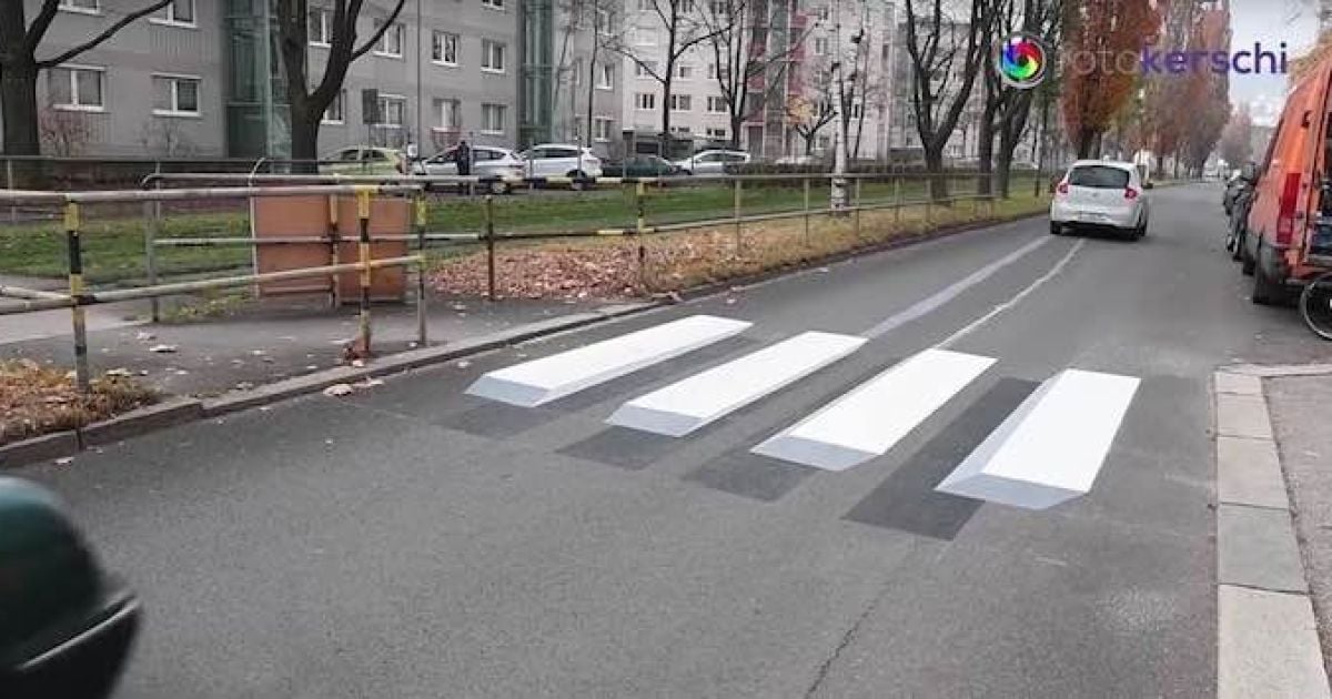 Пешеходный переход в 3D-графике будет привлекать людей