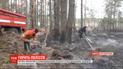 У Житомирській області люди налякані, що вогонь з лісів може перекинутися на хати