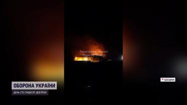 Рашисти знищили зерносховище на Одещині під час нічного обстрілу