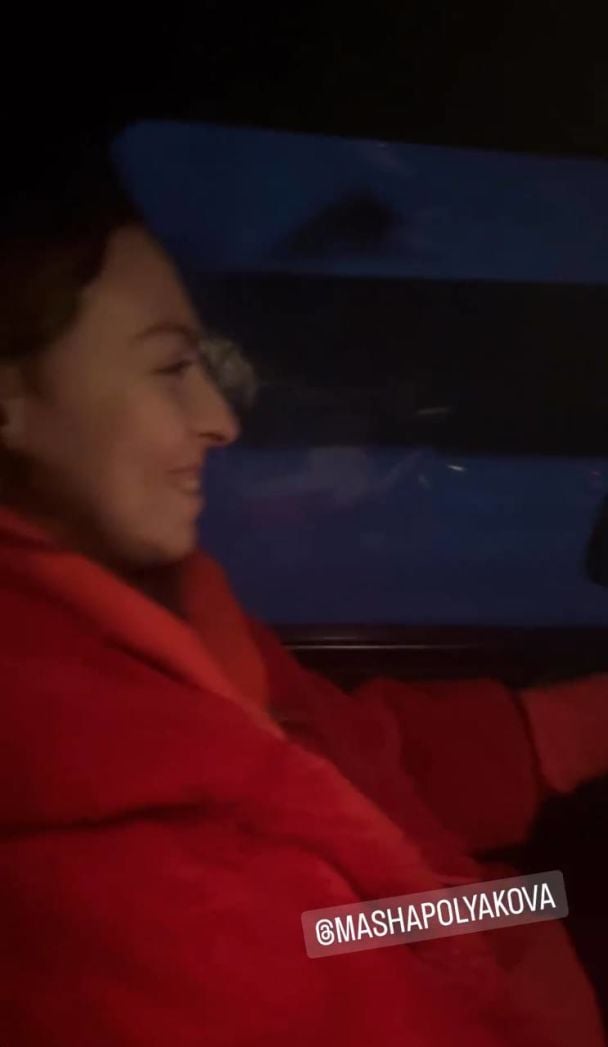 Донька Олі Полякової за кермом / © instagram.com/polyakovamusic