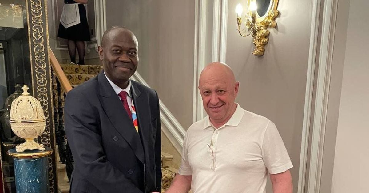 Основатель ЧВК "Вагнер" Пригожин был замечен на форуме в Санкт-Петербурге / Фото: Дмитрий Сытый