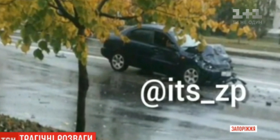 В Запорожье подросток устроил смертельную аварию на отцовском авто