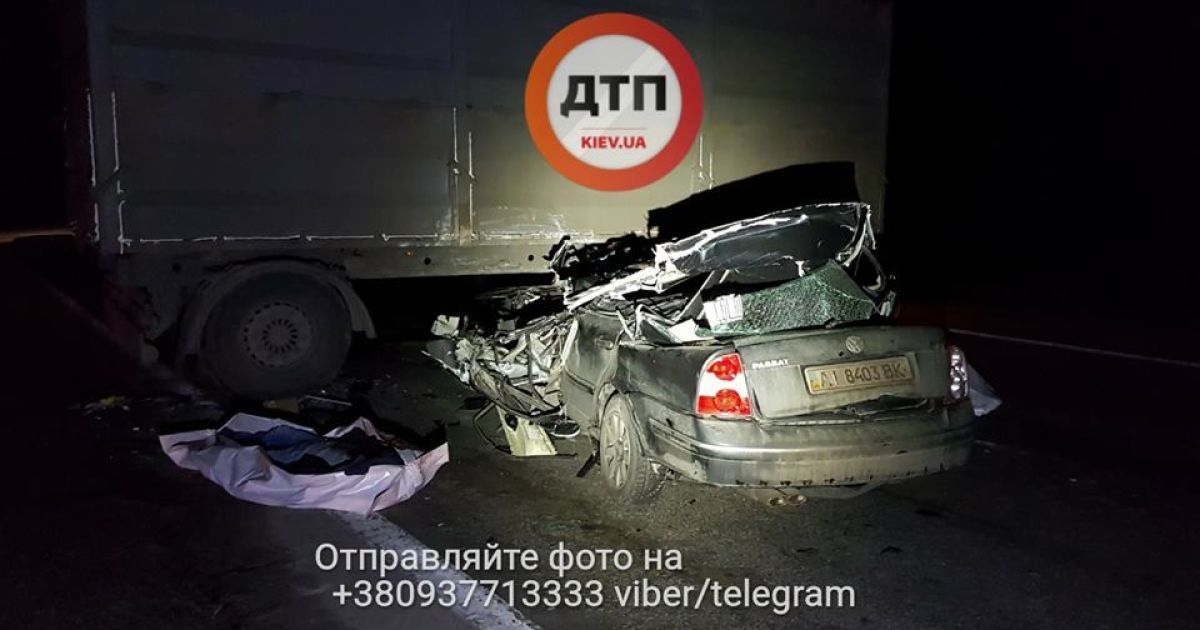 ДТП Київ фура_3 / © facebook.com/dtp.kiev.ua