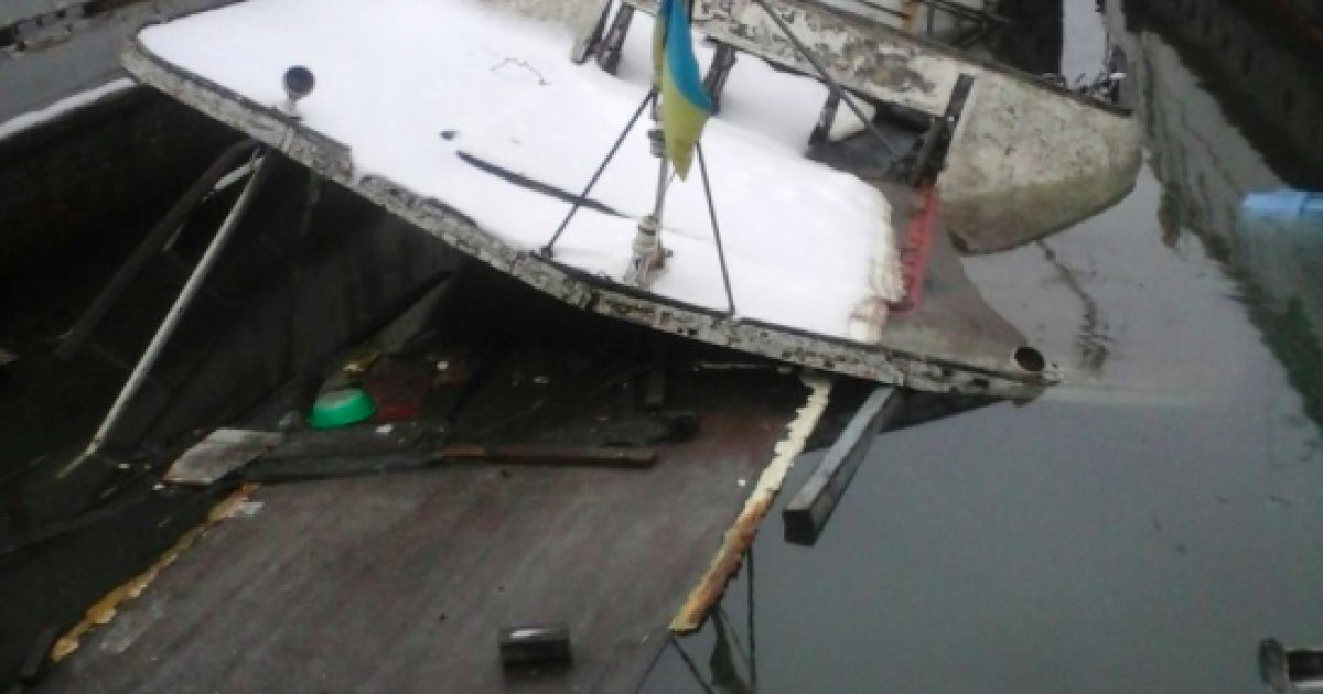 Судно было пришвартовано в гавани Одесского порта