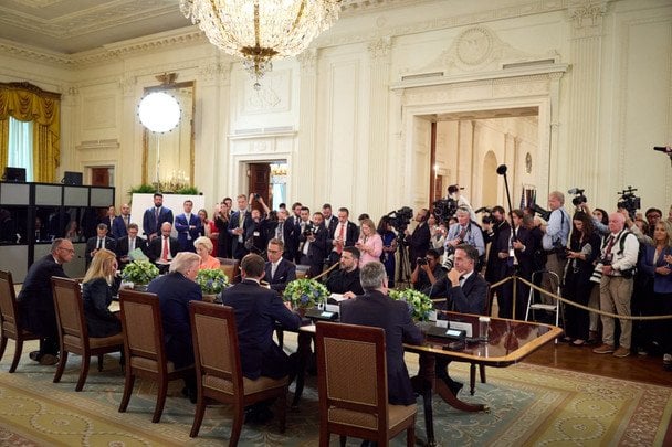 Лідери ЄС у Білому домі / © Володимир Зеленський