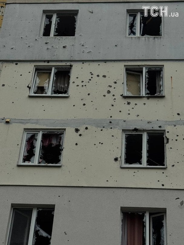 Фото: Наслідки атаки на Оболоні / Валерія Ковалінська