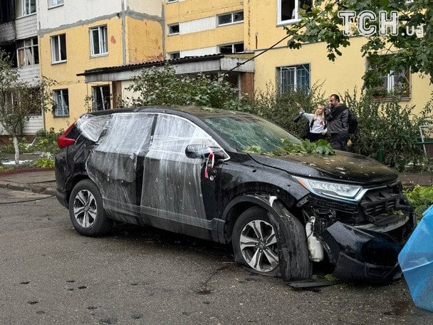 Фото: Наслідки атаки на Оболоні / Валерія Ковалінська